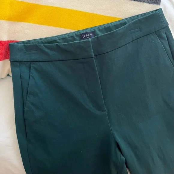 JCrew Kelsey pant - hunter green - size 6 - Picture 3 of 7